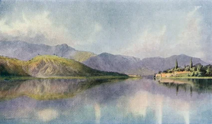 Ruinen der Gärten von Lalla Rookh, Manasbal-See